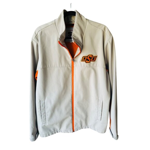 Oklahoma State University OSU Cowboys Logo Mens Full-Zip Jacket Windbreaker XL - Picture 1 of 13